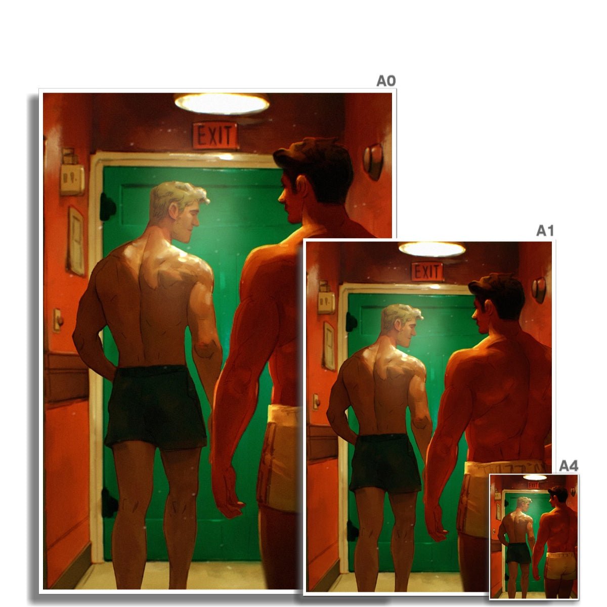 Back Exit Hahnemühle German Etching Print - Ego Rodriguez Shop