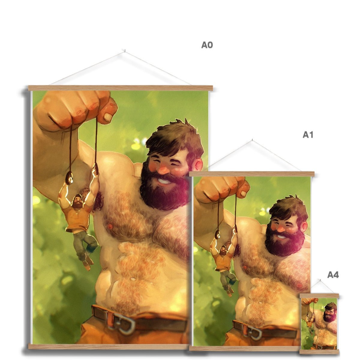 Gargantuan Fine Art Print with Hanger - Ego Rodriguez Shop