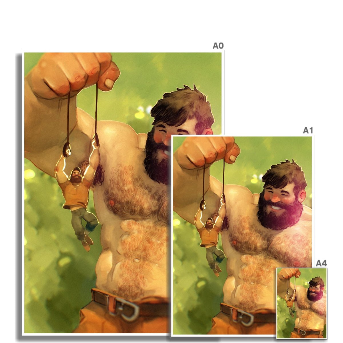 Gargantuan Wall Art Poster - Ego Rodriguez Shop