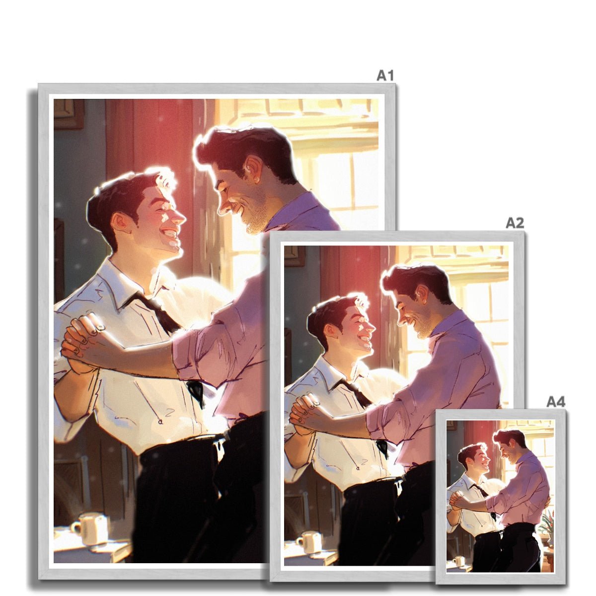 Our Song Antique Framed Print - Ego Rodriguez Shop