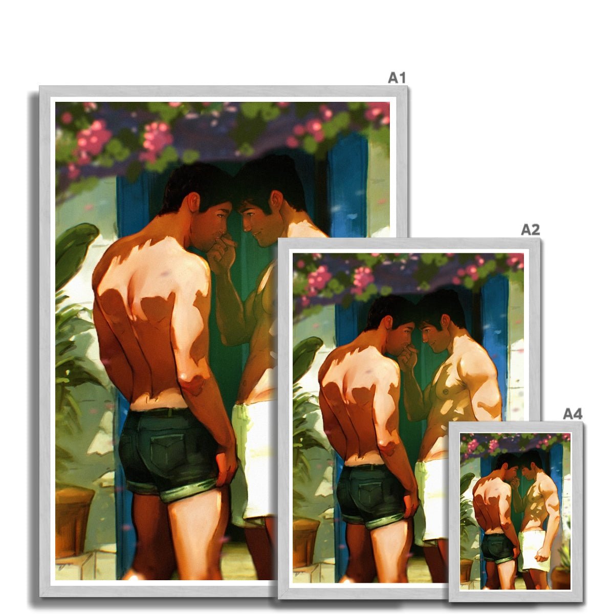 Sardinia Antique Framed Print - Ego Rodriguez Shop