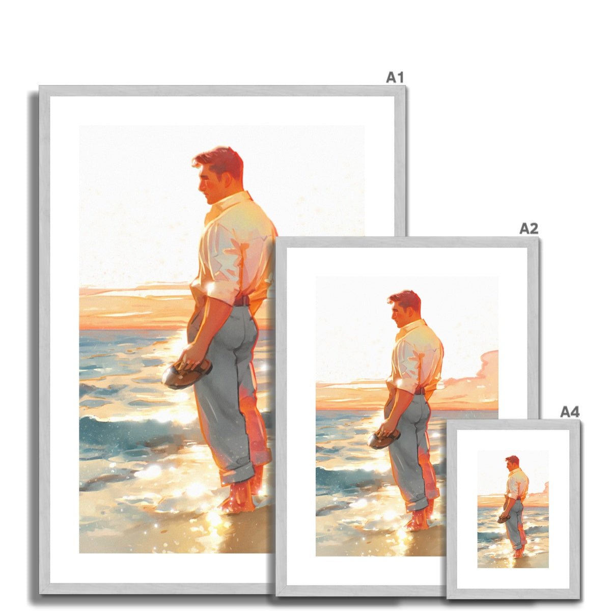 Shore Antique Framed & Mounted Print - Ego Rodriguez Shop