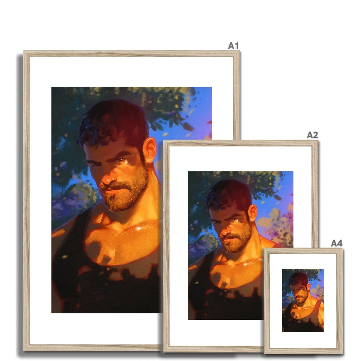 Sunblast Framed & Mounted Print - Ego Rodriguez Shop