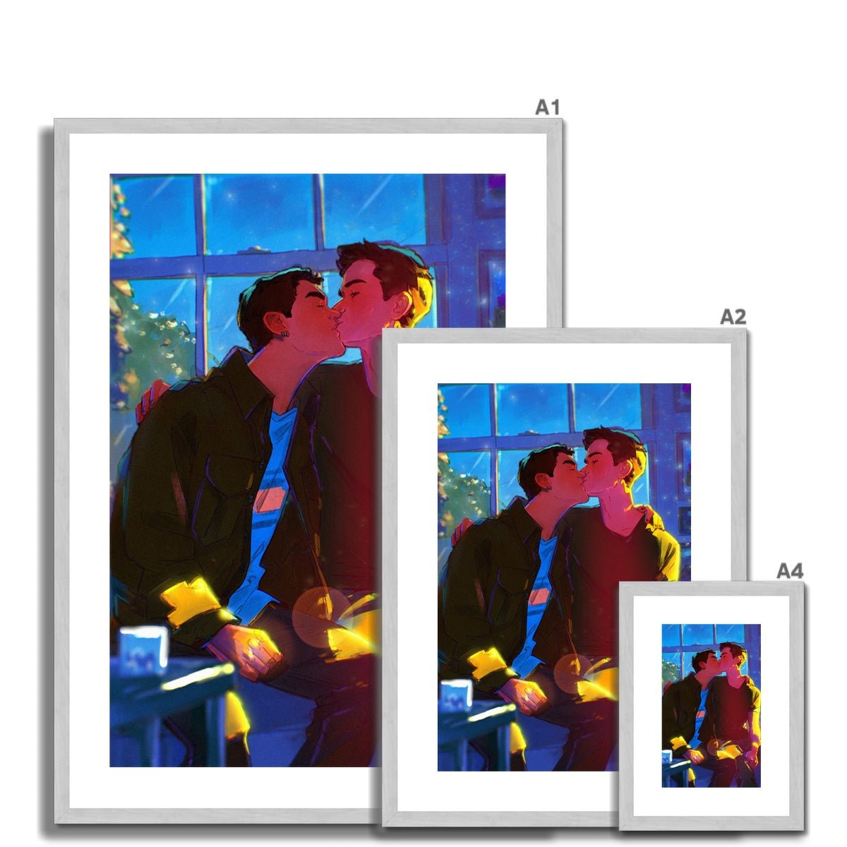 Sunrise Antique Framed & Mounted Print - Ego Rodriguez Shop