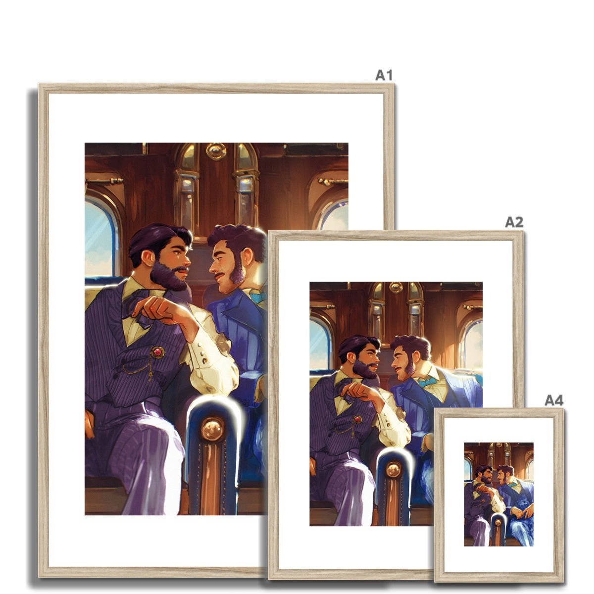 To The Emerald City Framed & Mounted Print - Ego Rodriguez Shop