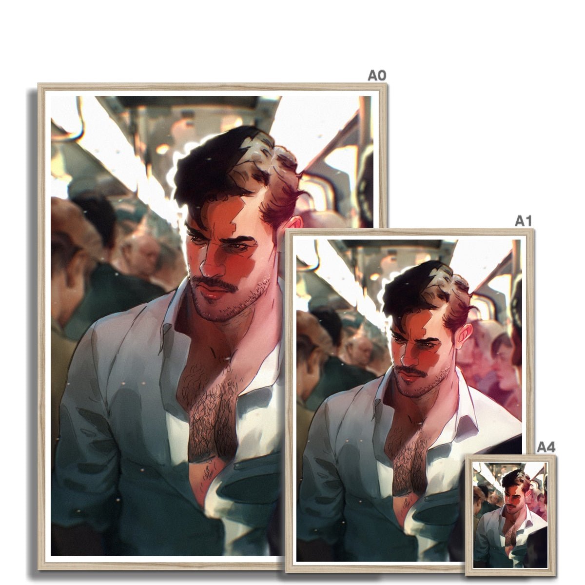 Walk of Shame Framed Print - Ego Rodriguez Shop