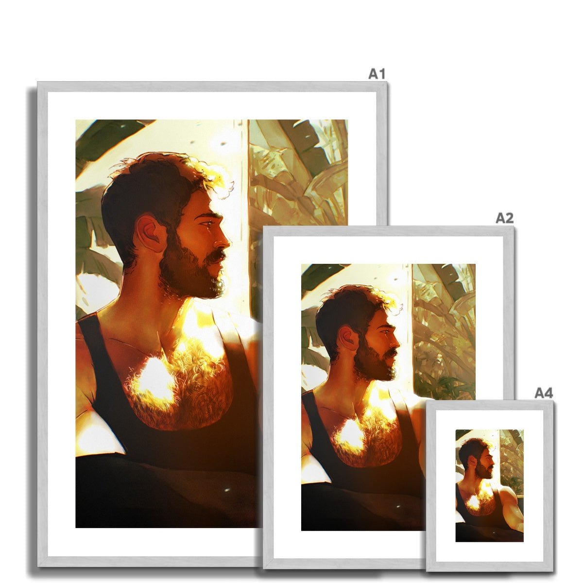 Wilderness Antique Framed & Mounted Print - Ego Rodriguez Shop