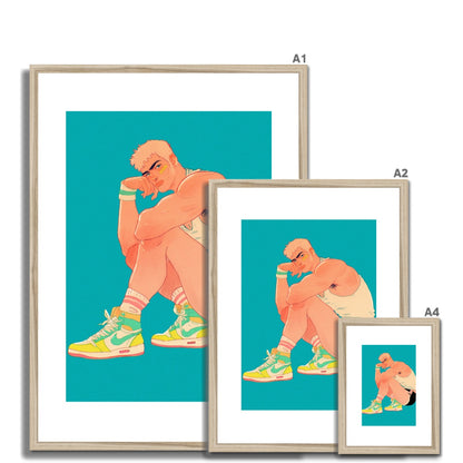 Runner Framed & Mounted Print