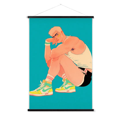 Runner Fine Art Print with Hanger