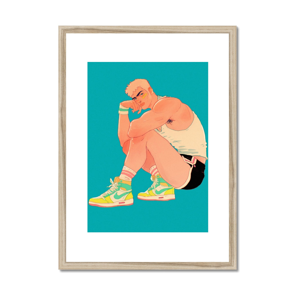 Runner Framed & Mounted Print