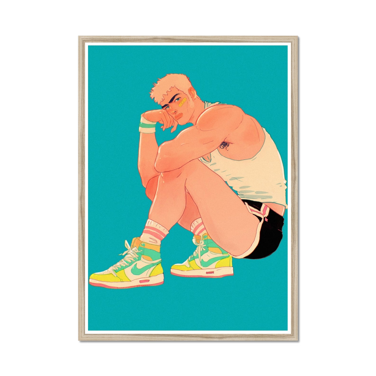 Runner Framed Print