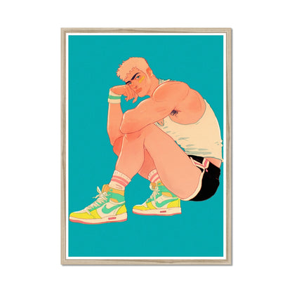 Runner Framed Print