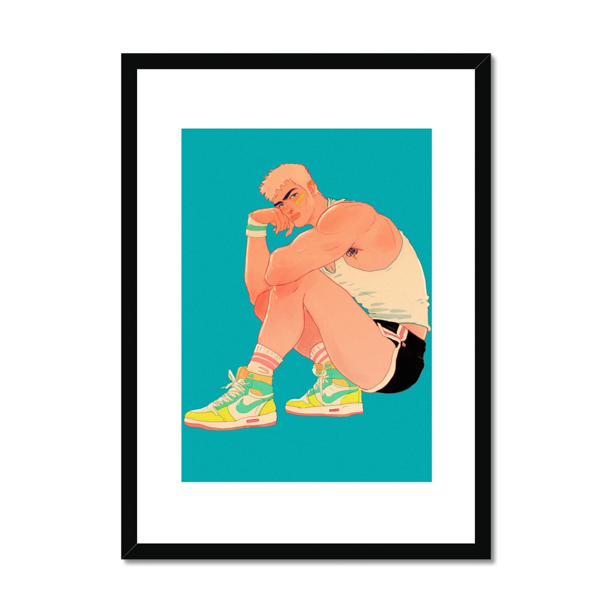 Runner Framed & Mounted Print