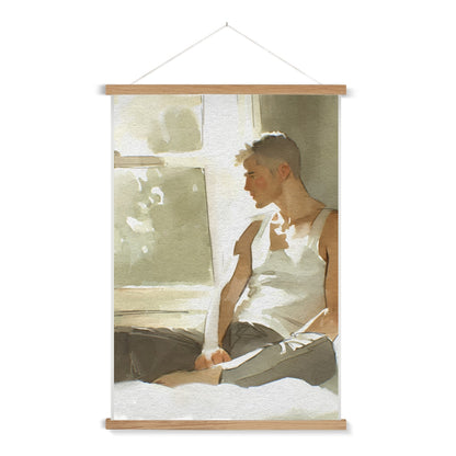 A window  Fine Art Print with Hanger