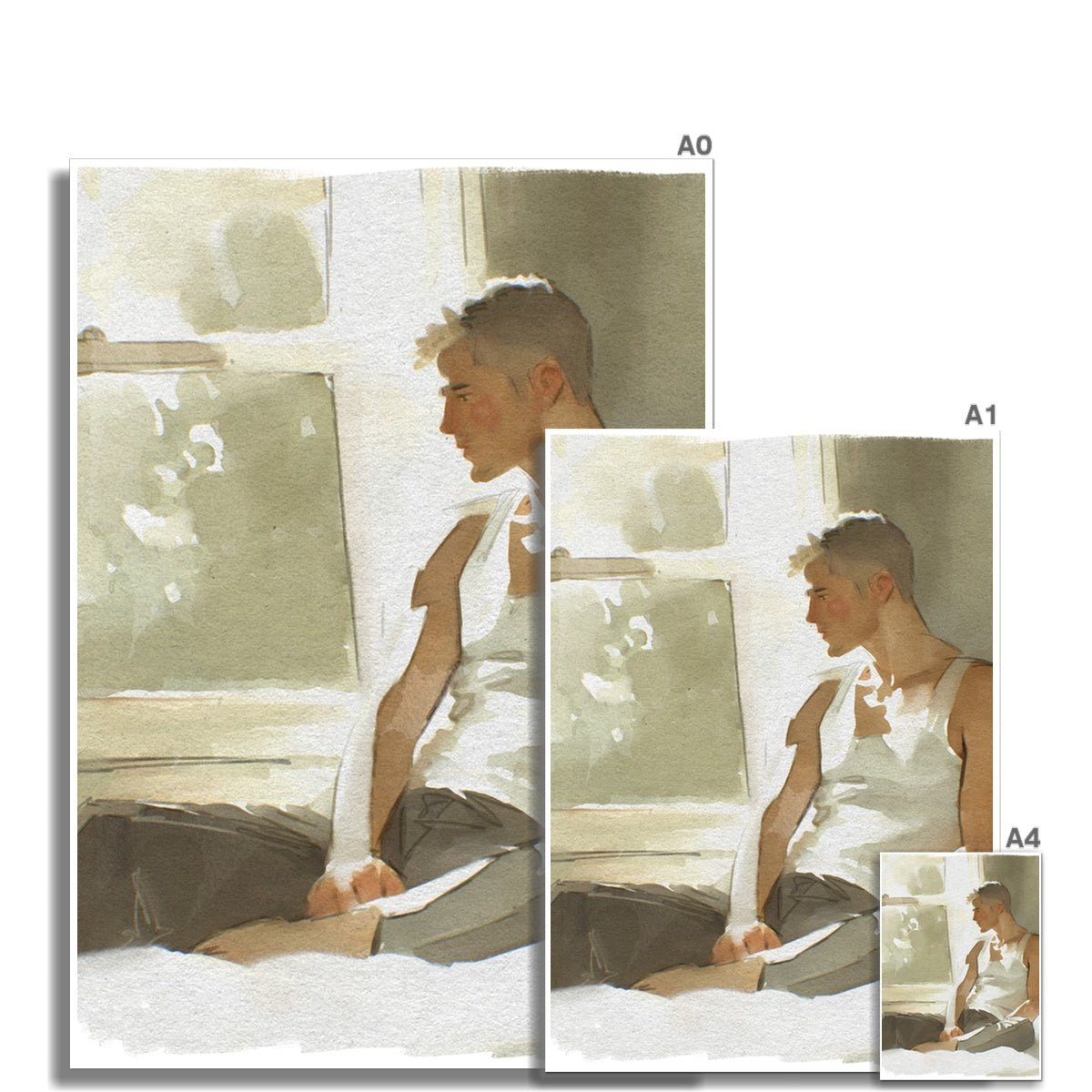 A window Fine Art Print - Ego Rodriguez Shop