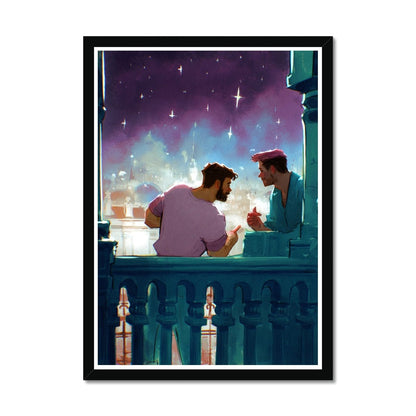 About Last Night Framed Print - Ego Rodriguez Shop