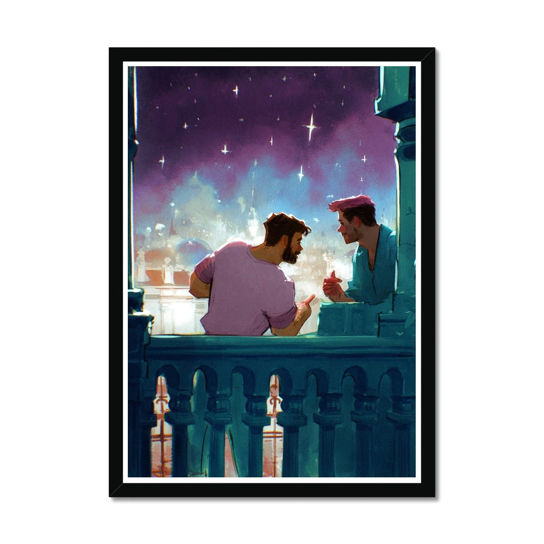 About Last Night Framed Print - Ego Rodriguez Shop