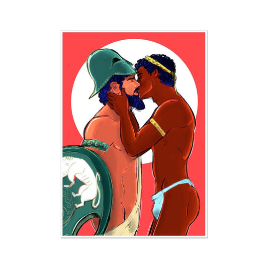 Achilles & Patroclus Fine Art Print - Ego Rodriguez Shop