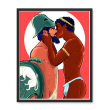 Load image into Gallery viewer, Achilles &amp; Patroclus Framed Photo Tile - Ego Rodriguez Shop
