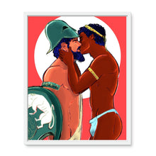 Load image into Gallery viewer, Achilles &amp; Patroclus Framed Photo Tile - Ego Rodriguez Shop
