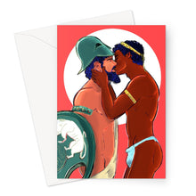 Load image into Gallery viewer, Achilles &amp; Patroclus Greeting Card - Ego Rodriguez Shop
