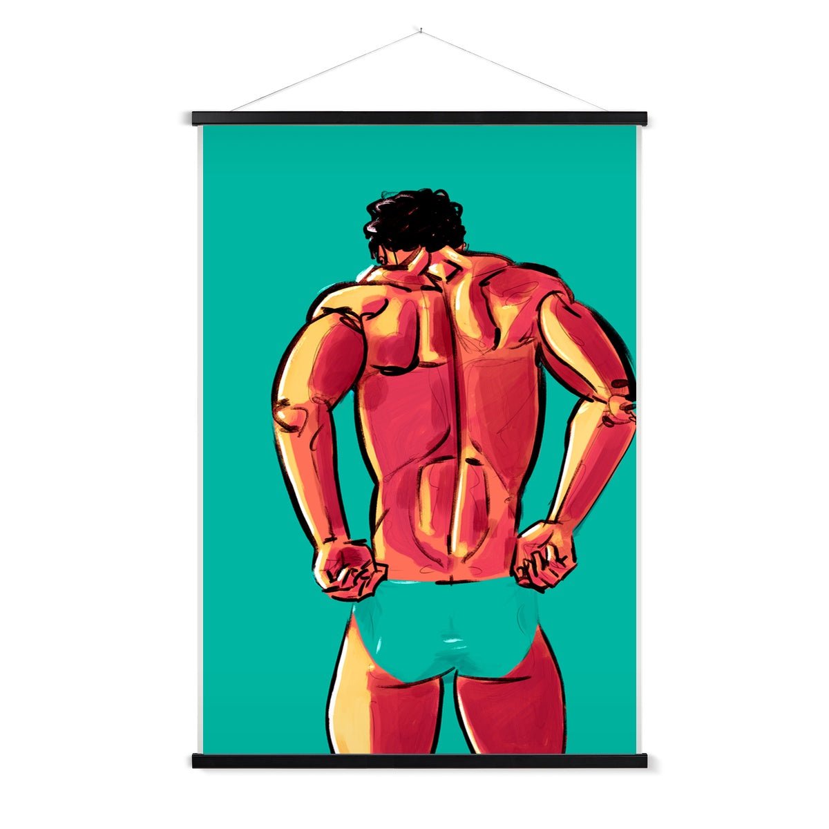 Adjusting Fine Art Print with Hanger - Ego Rodriguez Shop