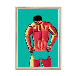 Adjusting Framed Print - Ego Rodriguez Shop