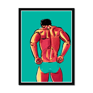 Adjusting Framed Print - Ego Rodriguez Shop