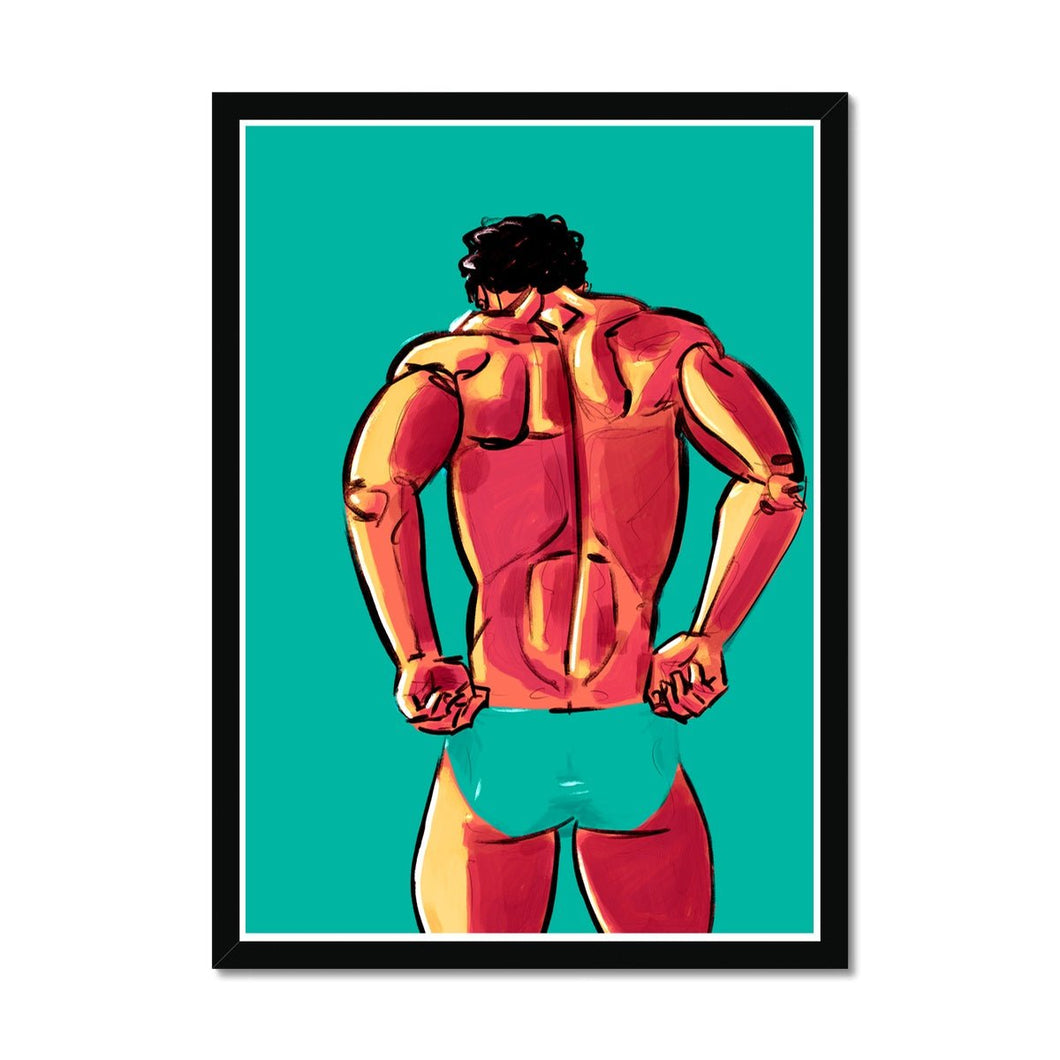 Adjusting Framed Print - Ego Rodriguez Shop