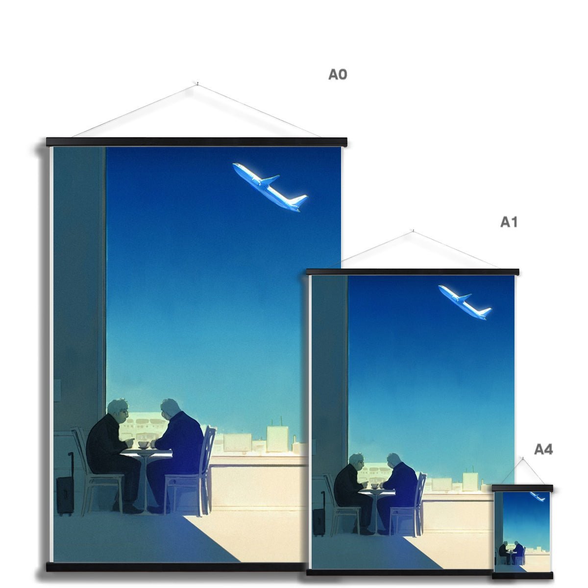 Airport Fine Art Print with Hanger - Ego Rodriguez Shop