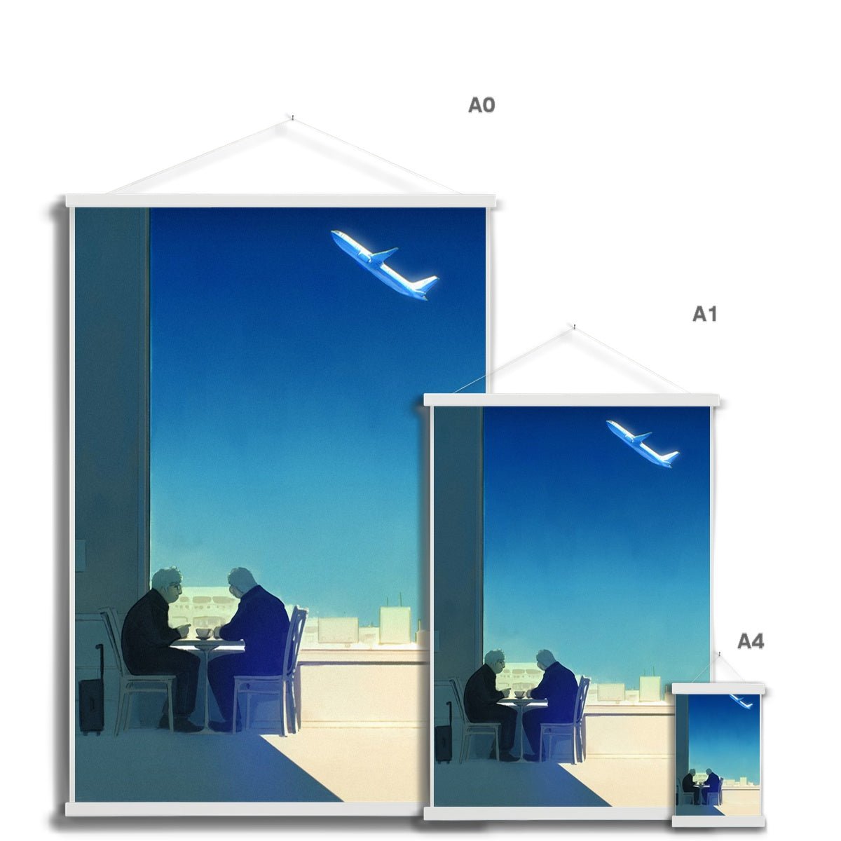 Airport Fine Art Print with Hanger - Ego Rodriguez Shop