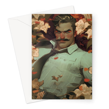 Alain Fleur Greeting Card - Ego Rodriguez Shop