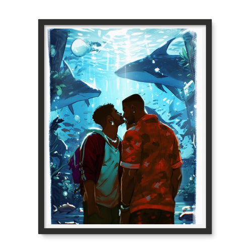 Aquarium Framed Photo Tile - Ego Rodriguez Shop