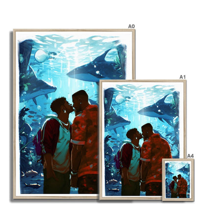 Aquarium Framed Print - Ego Rodriguez Shop