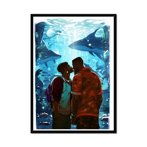 Aquarium Framed Print - Ego Rodriguez Shop