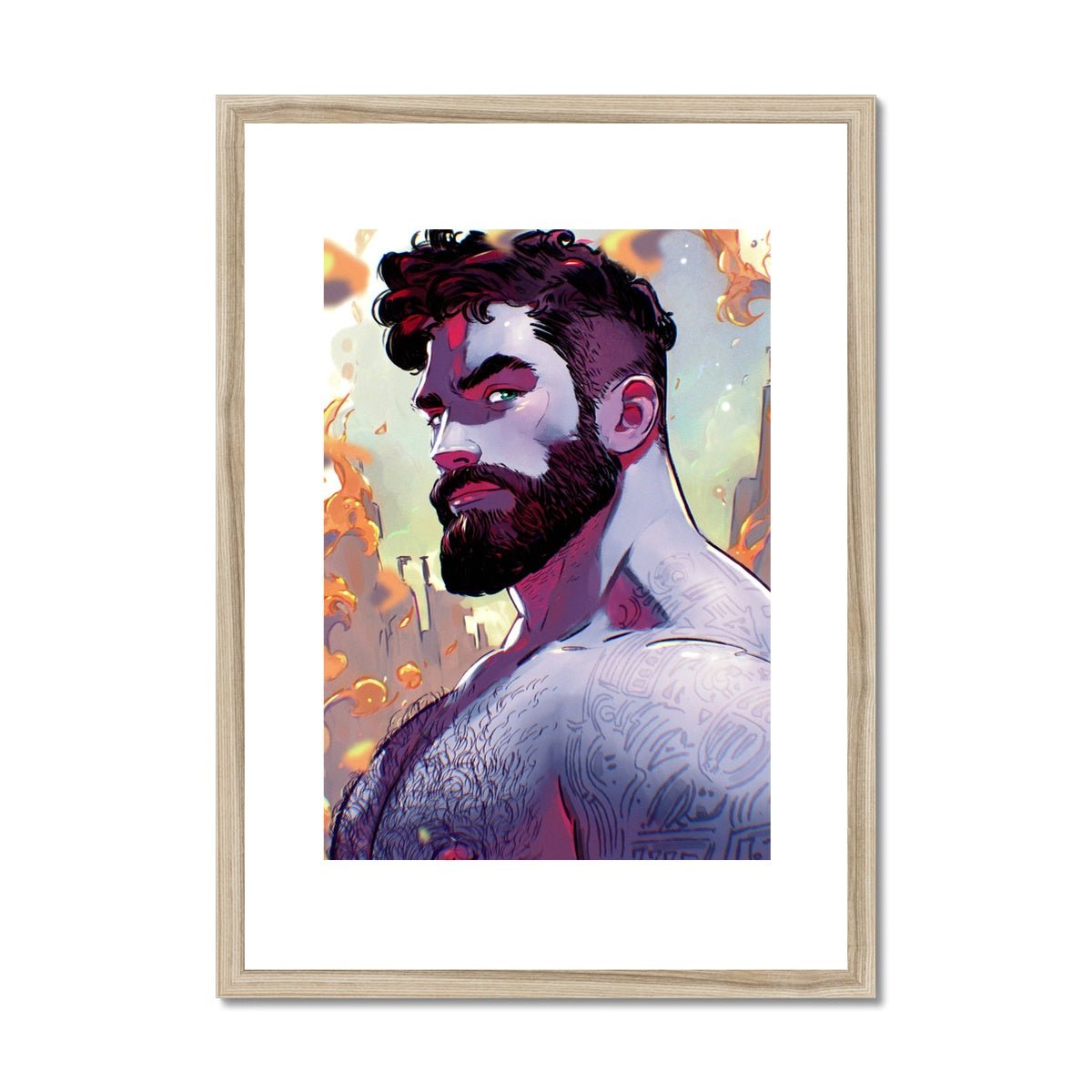 Ares Framed & Mounted Print - Ego Rodriguez Shop