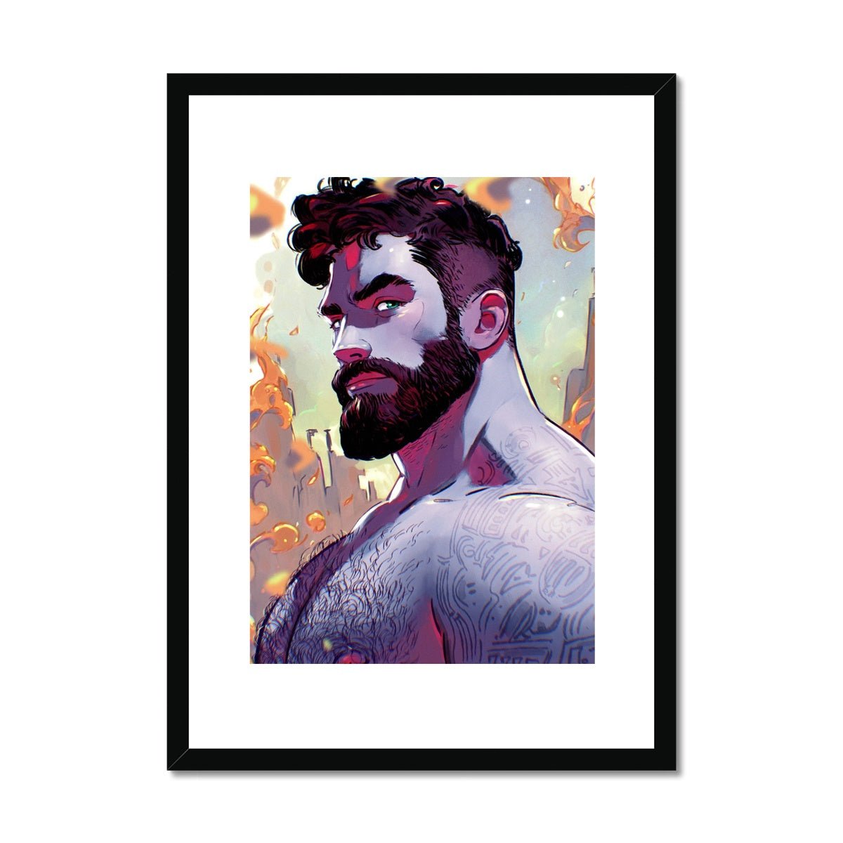 Ares Framed & Mounted Print - Ego Rodriguez Shop