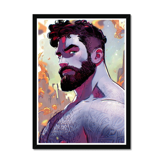 Ares Framed Print - Ego Rodriguez Shop