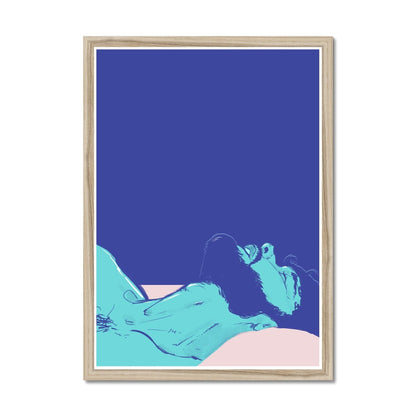 Asleep Framed Print - Ego Rodriguez Shop