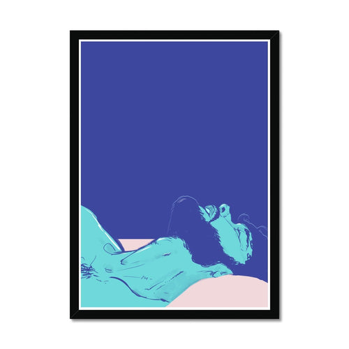 Asleep Framed Print - Ego Rodriguez Shop