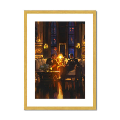 At the Ritz Antique Framed & Mounted Print - Ego Rodriguez Shop