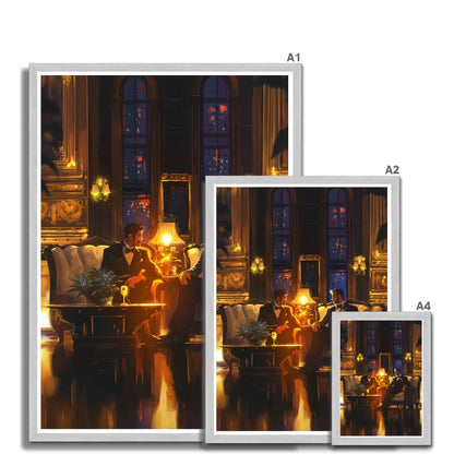 At the Ritz Antique Framed Print - Ego Rodriguez Shop