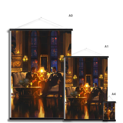 At the Ritz Fine Art Print with Hanger - Ego Rodriguez Shop