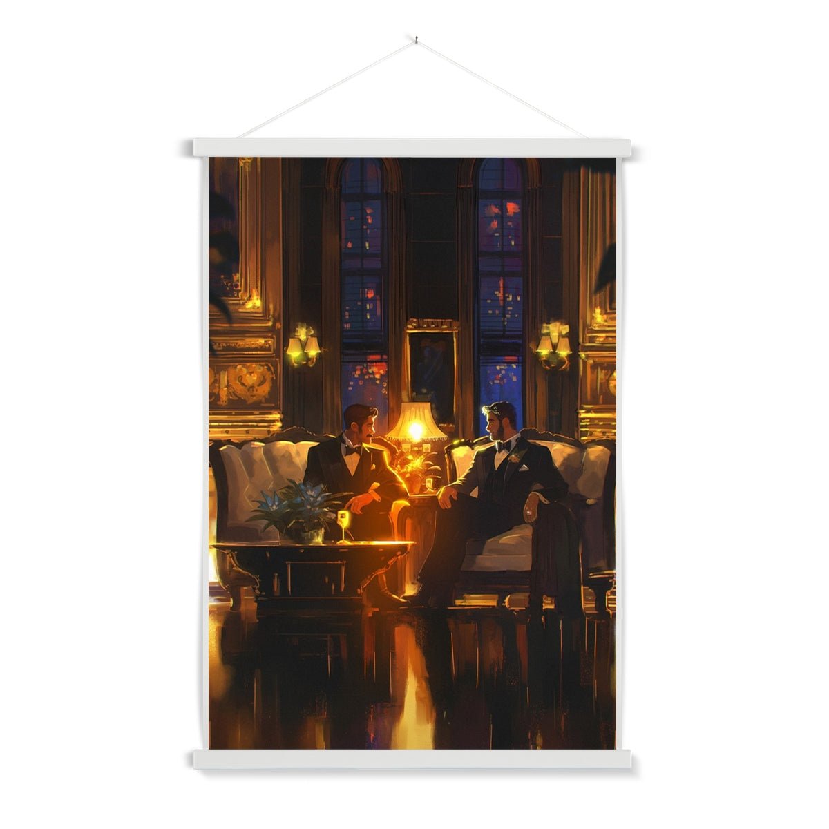 At the Ritz Fine Art Print with Hanger - Ego Rodriguez Shop