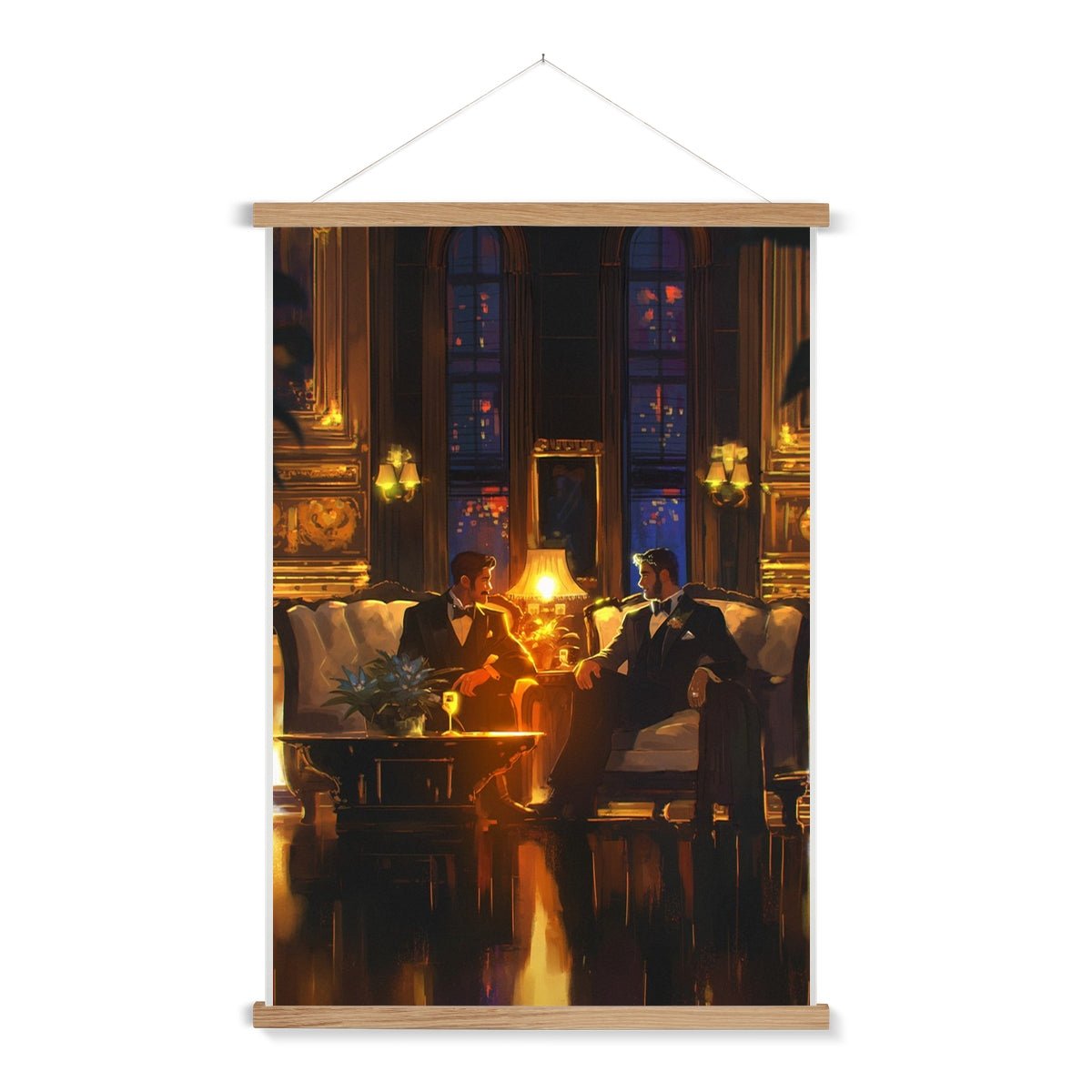 At the Ritz Fine Art Print with Hanger - Ego Rodriguez Shop