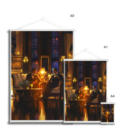 At the Ritz Fine Art Print with Hanger - Ego Rodriguez Shop