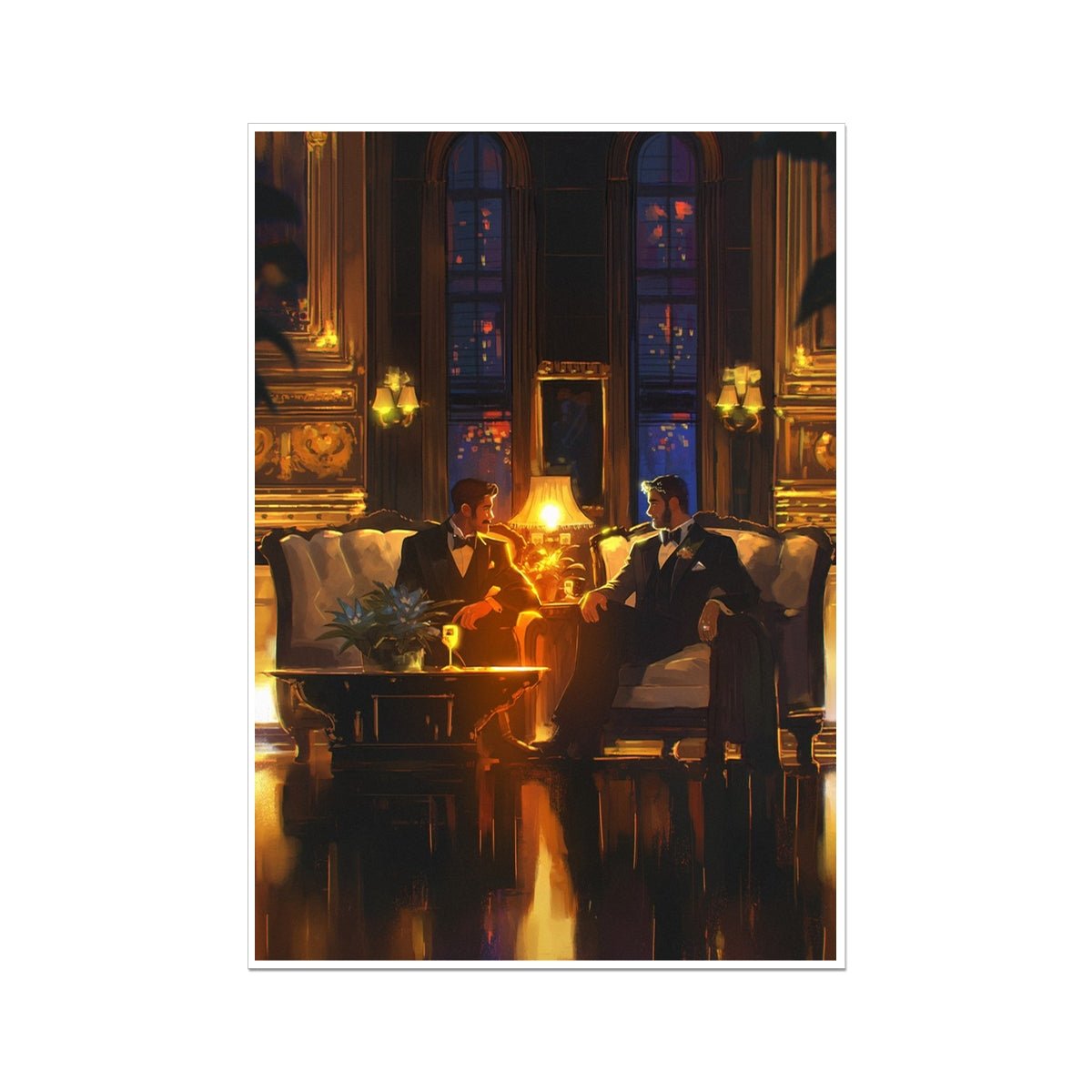 At the Ritz Wall Art Poster - Ego Rodriguez Shop