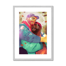 Load image into Gallery viewer, Bear Hug Antique Framed &amp; Mounted Print - Ego Rodriguez Shop
