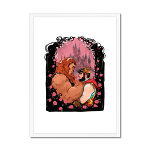 Beastly Beauty Framed & Mounted Print - Ego Rodriguez Shop