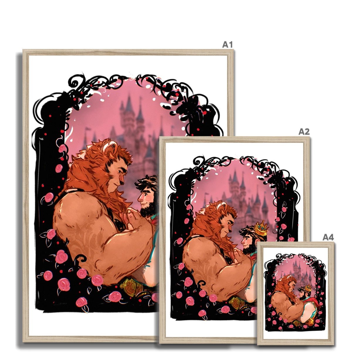 Beastly Beauty Framed Print - Ego Rodriguez Shop